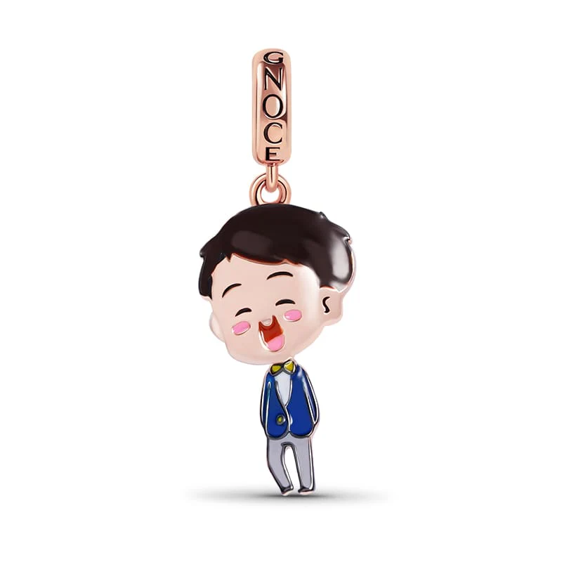 Gnoce The Potato Couple x GNOCE Jason Charm Platinum-plated Silver Blend