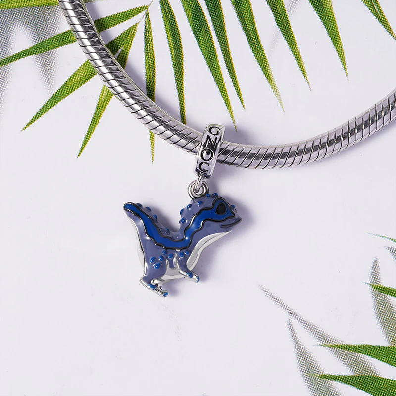 Gnoce Velociraptor Charm Platinum-plated Silver Blend - Image 2
