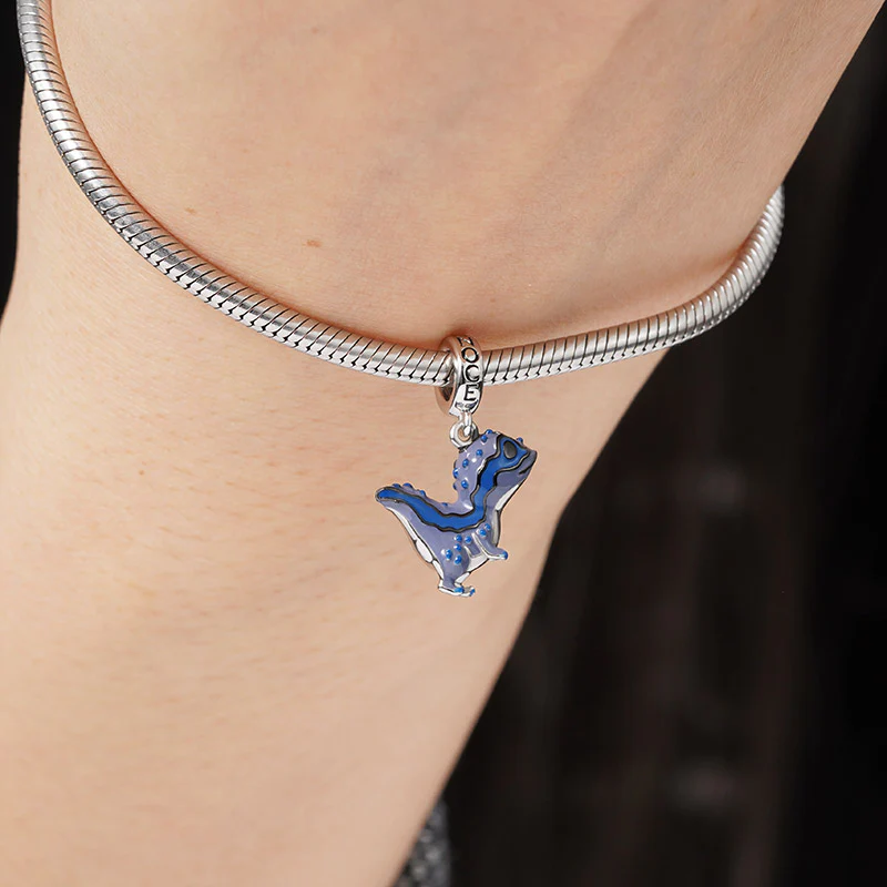 Gnoce Velociraptor Charm Platinum-plated Silver Blend - Image 3